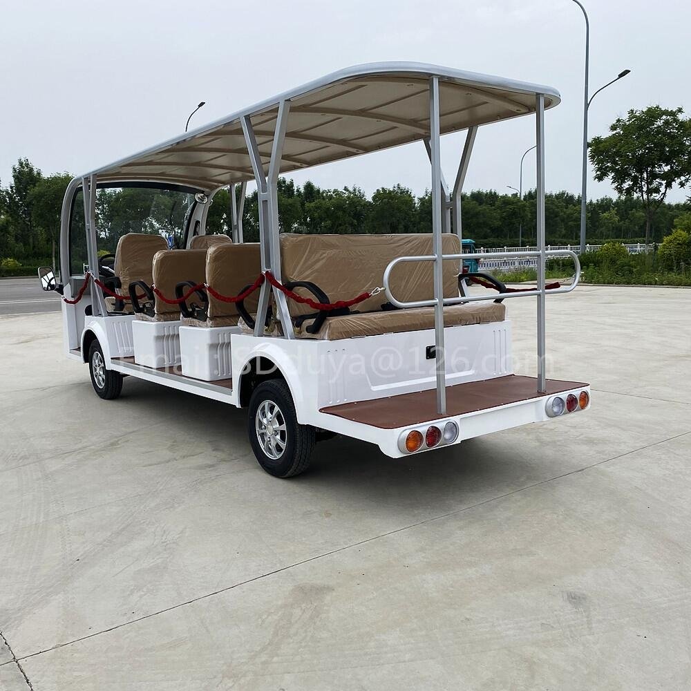 Four-Wheel Electric Vehicle Electric 14 Passengers Mini Bus Sales